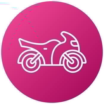 Motorbike Icon Style vector