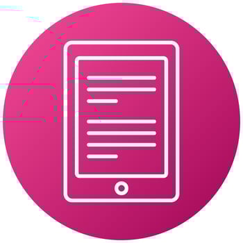 E-Book Icon Style vector