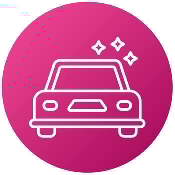 Car Wash Icon Style vector