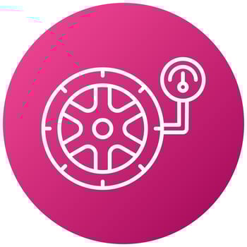 Tire Maintenance Icon Style vector