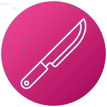 Knife Icon Style vector