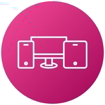 Responsive Design Icon Style vector