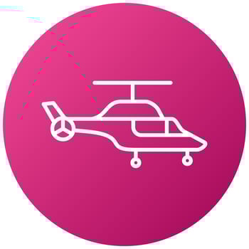 Helicopter Icon Style vector
