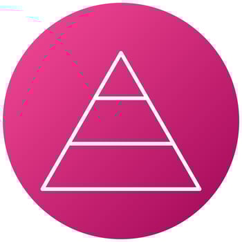 Pyramid Icon Style vector