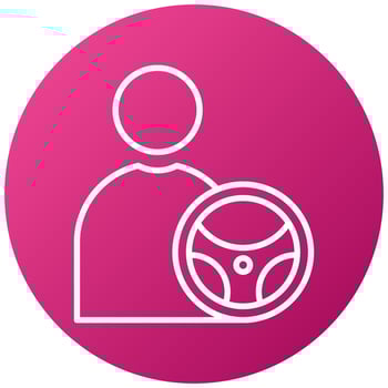 Driving Icon Style vector