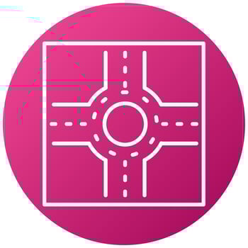 Roundabout Icon Style vector