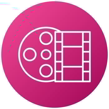 Film Icon Style vector