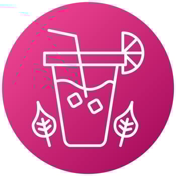 Ice Tea Icon Style vector