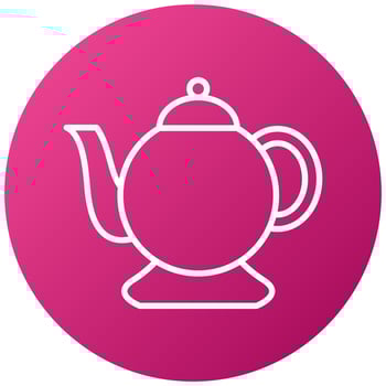 Tea Pot Icon Style vector