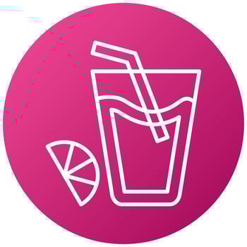 Orange Juice Icon Style vector