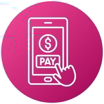 Online Payment Icon Style vector