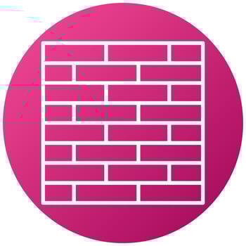 Brickwall Icon Style vector