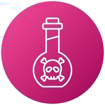 Poison Icon Style vector