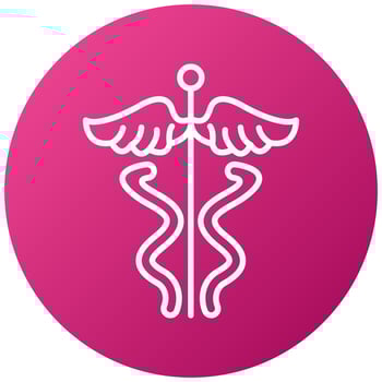 Caduceus Icon Style vector