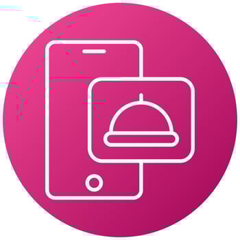 Food App Icon Style vector