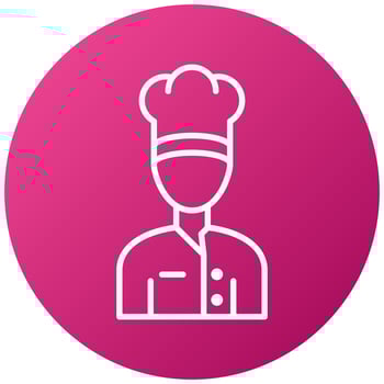 Chef Icon Style vector