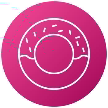 Donuts Icon Style vector