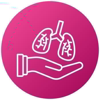 Organ Donation Icon Style vector