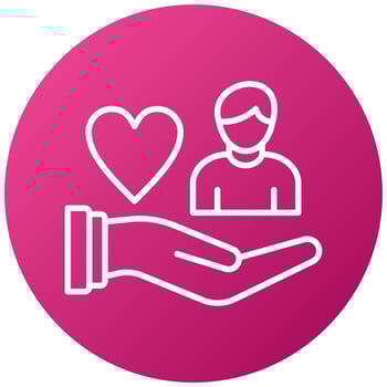 Help Children Icon Style vector