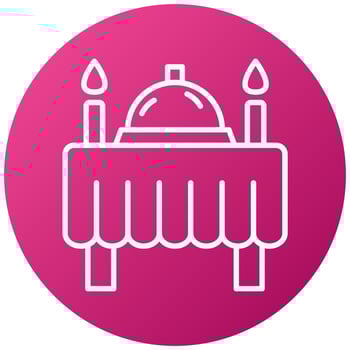 Dinner Icon Style vector