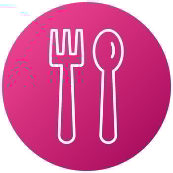Knife and Fork Icon Style vector