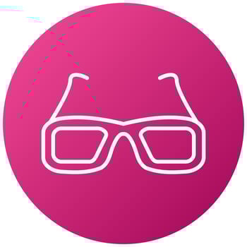 Sunglasses Icon Style vector