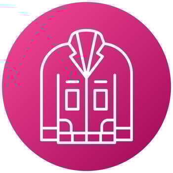Coat Icon Style vector