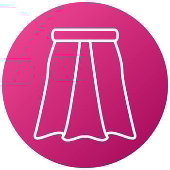 Skirt Icon Style vector