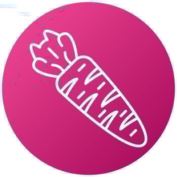 Carrot Icon Style vector