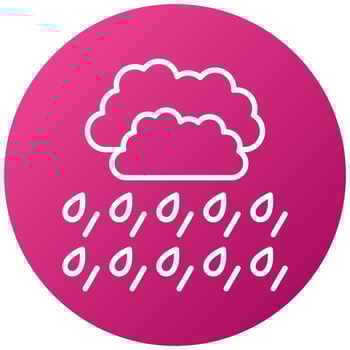 Rain Icon Style vector