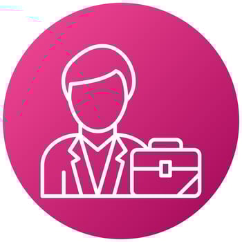 Businessman Icon Style vector