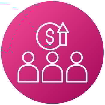 Audience Engagement Icon Style vector