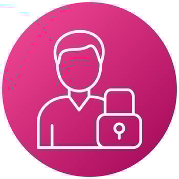 Private Offering Icon Style vector