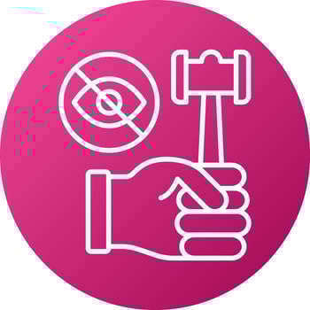 Blind Auction Icon Style vector