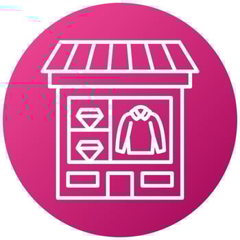 Retail Merchandising Icon Style vector