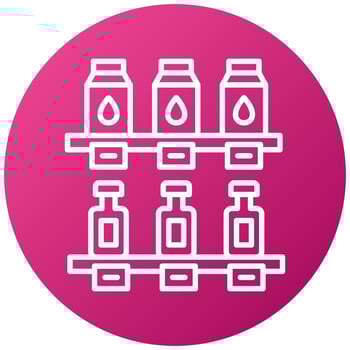 Grocery Merchandising Icon Style vector