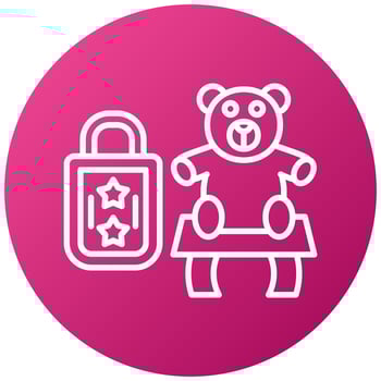 Toy Merchandising Icon Style vector