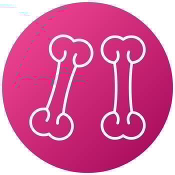 Bones Icon Style vector