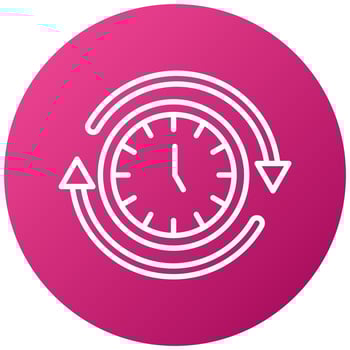 Working Time Icon Style vector
