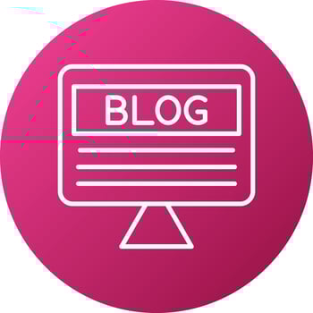 Blog Icon Style vector