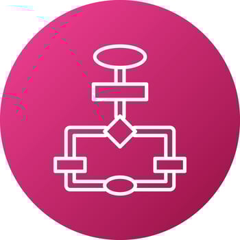 Flowchart Icon Style vector