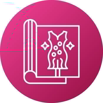 Fashion Magazine Icon Style vector