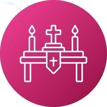 Altar Icon Style vector