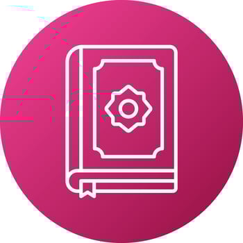 Quran Icon Style vector