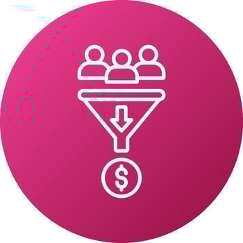 Lead Generation Icon Style vector