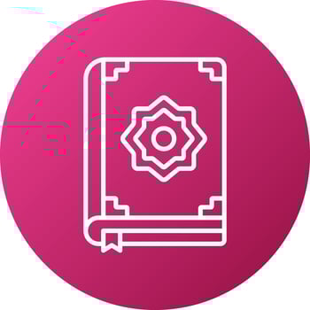 Quran Icon Style vector