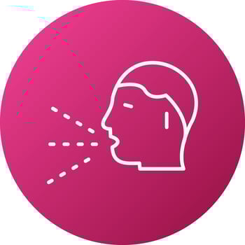 Cough Icon Style vector