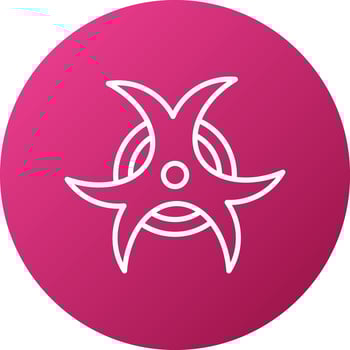 Biohazard Icon Style vector