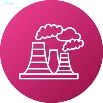 Air Pollution Icon Style vector