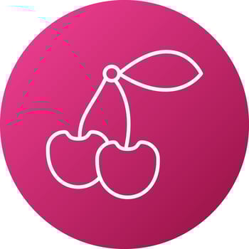 Cherry Icon Style vector